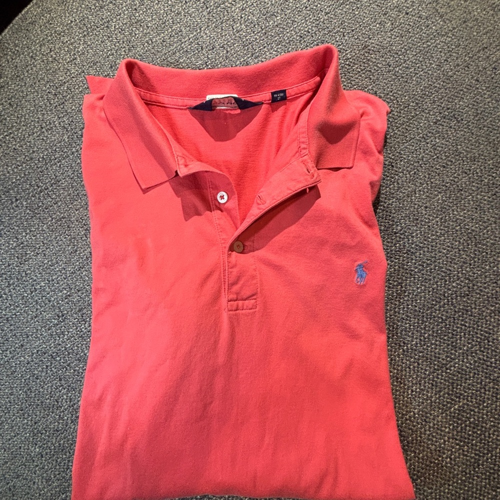 Ralph Lauren Vibrant Coral Polo Shirt